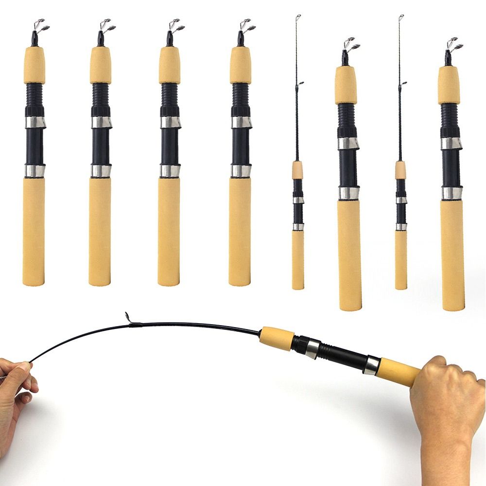 Fishing Rod Ice - 60cm 80cm 1M Winter Ice Fishing