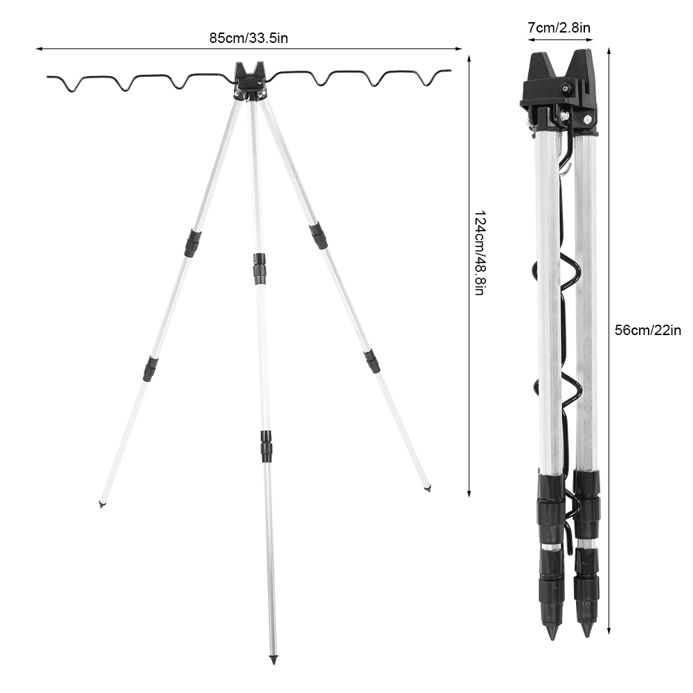 Fishing Pole Tripod Holders Mu - Fishing Rod Telescopic 评论和价格