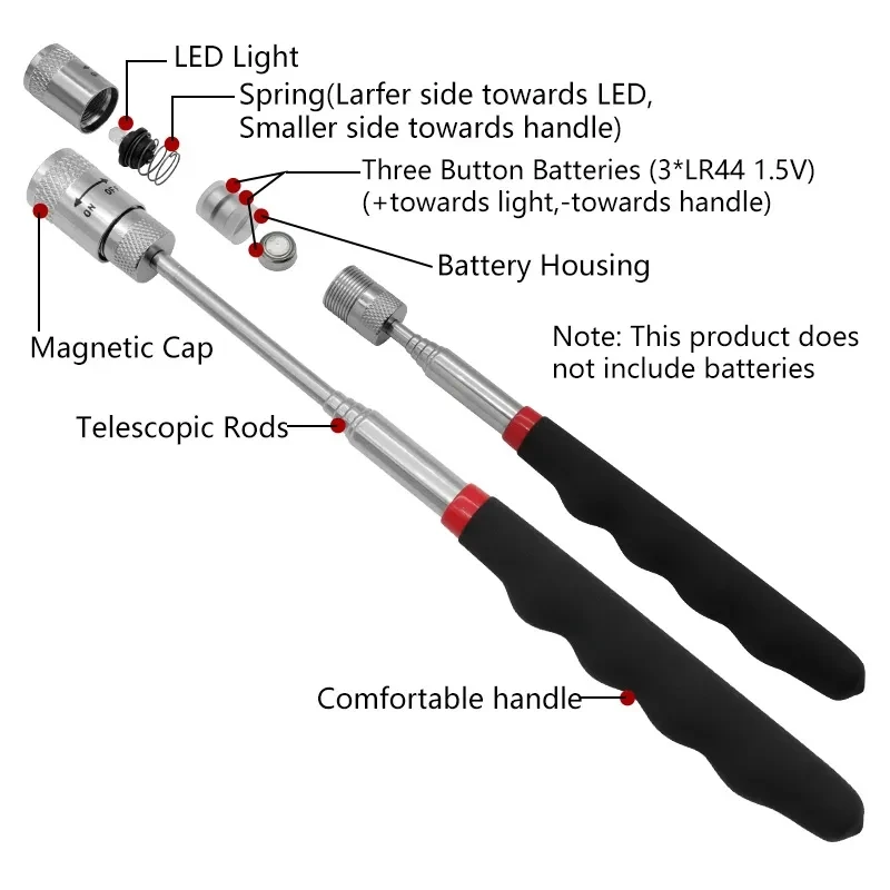 Telescopic Magnetic Pen Extend - Fishing Rod Telescopic 评论和价格