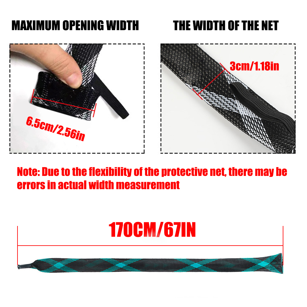 OUYALINE Fishing Rod Protectiv - Fishing Rod Case 评论和价格