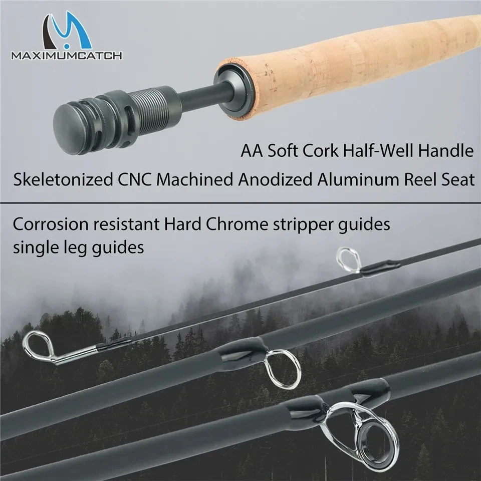 MAXIMUMCATCH 7.5-10ft 2/3WT Ai - Fishing Rod Ice 评论和价格