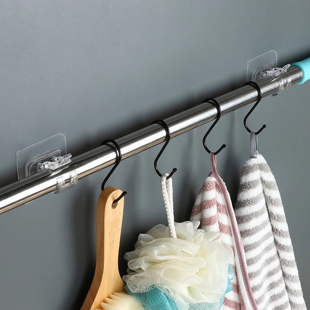 4PCS Curtain Rod Hook Curtain  - Fishing Rod Telescopic 评论和价格
