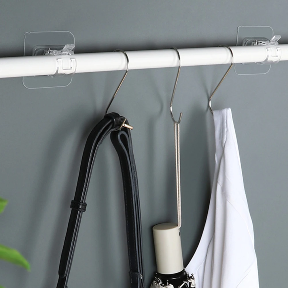 4PCS Curtain Rod Hook Curtain  - Fishing Rod Telescopic 评论和价格